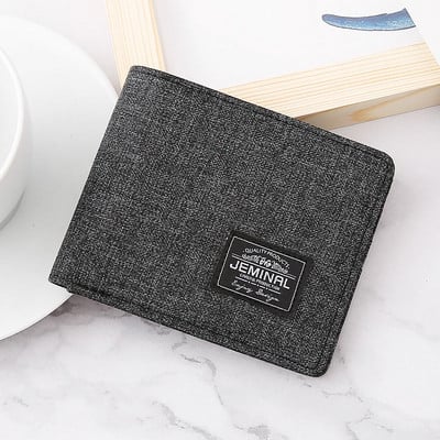 Meeste lõuendist rahakott logoga