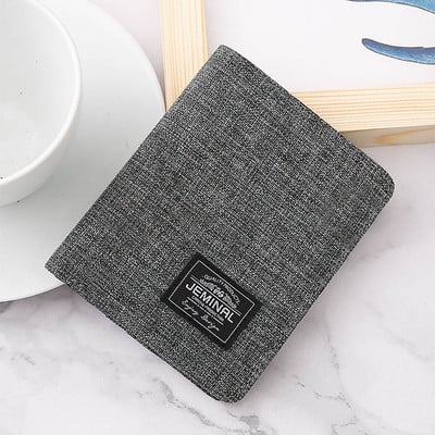 Meeste lõuendist rahakott logoga