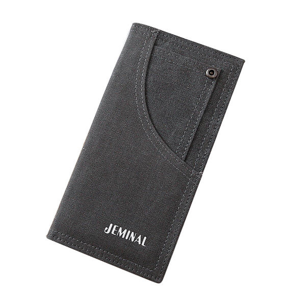 Összecsukható férfi pénztárca rekesszel bankjegyek és hitelkártyák tárolására