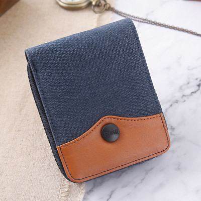 Madinga vyriško audinio piniginė su skyriumi monetoms