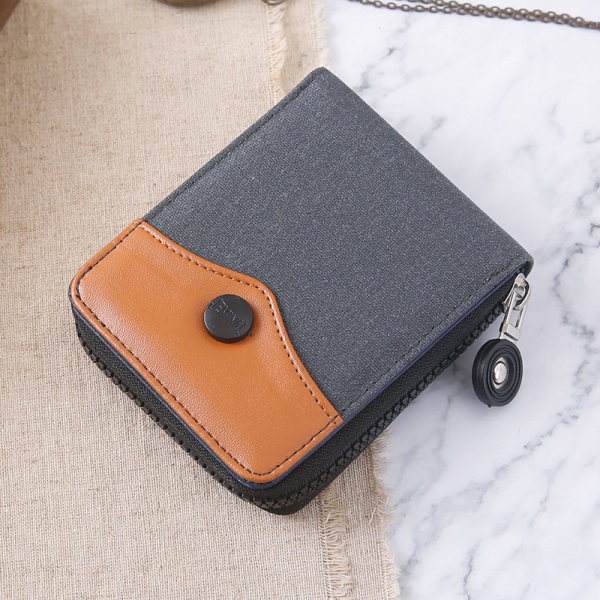 Madinga vyriško audinio piniginė su skyriumi monetoms