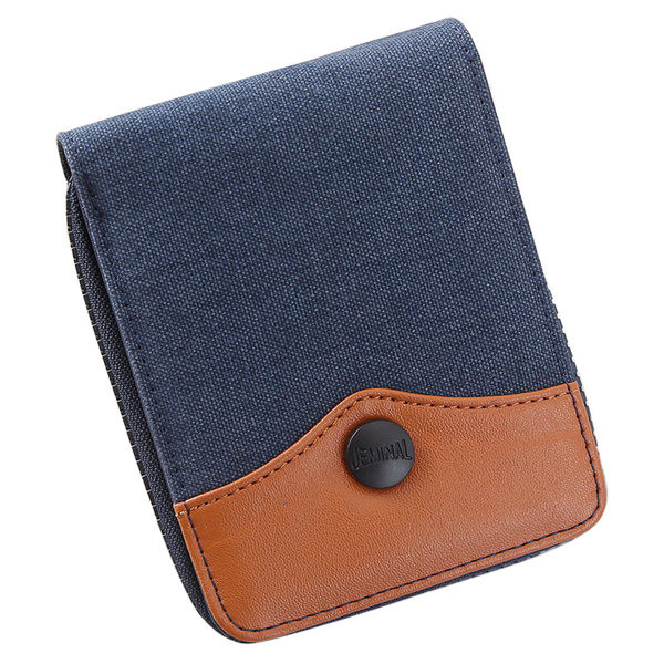 Madinga vyriško audinio piniginė su skyriumi monetoms