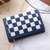 Meeste ruudulisest riidest rahakott