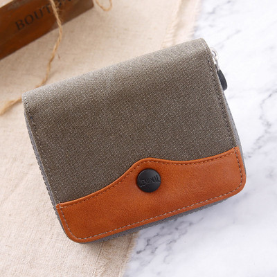 Portofel bărbați mic cu fermoar - mai multe culori