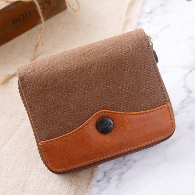 Portofel bărbați mic cu fermoar - mai multe culori