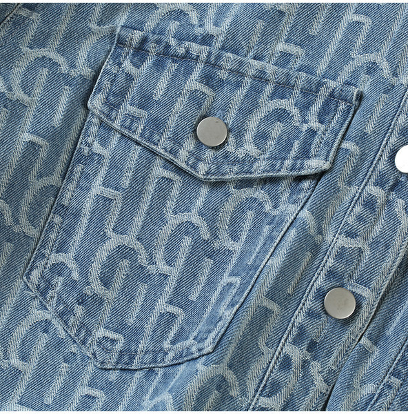 Modernūs moteriški džinsiniai marškiniai su klasikine apykakle ir sagomis