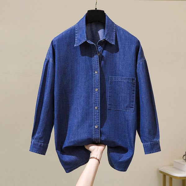 Vabaaja naiste teksasärk vööga