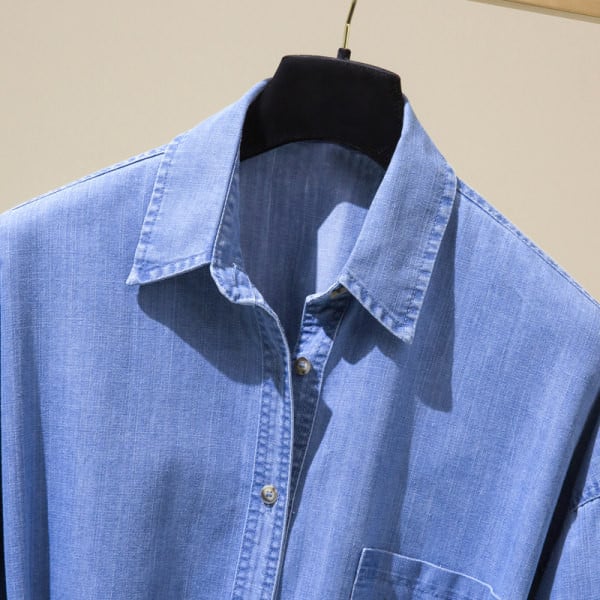 Vabaaja naiste teksasärk vööga