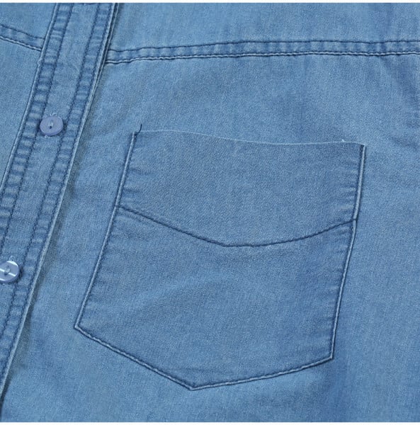 Naiste taskuga teksasärk