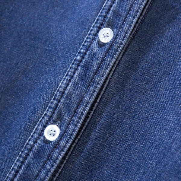 Moteriški džinsiniai marškiniai su apatiniu pamušalu