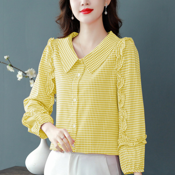 Naiste elegantne klassikalise kraega särk