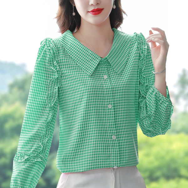 Naiste elegantne klassikalise kraega särk