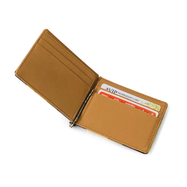 Kamufliažinė odinė piniginė su skyreliais dokumentams ir kredito kortelėms