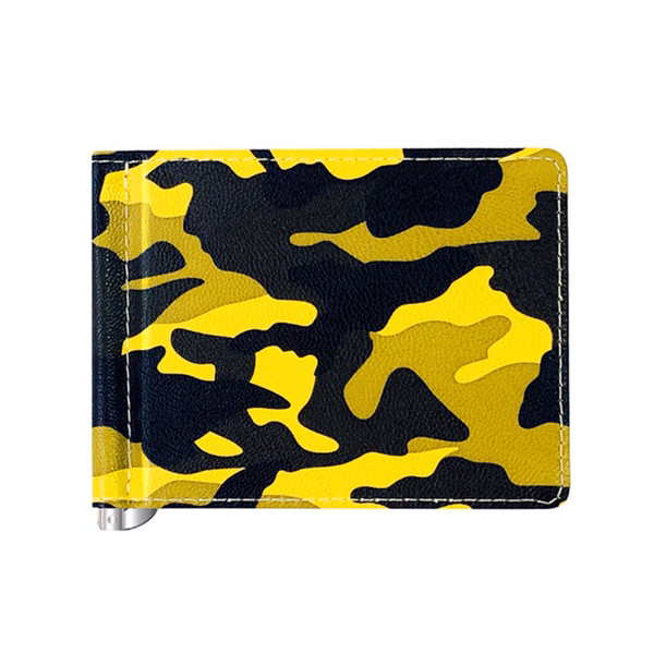 Kamufliažinė odinė piniginė su skyreliais dokumentams ir kredito kortelėms