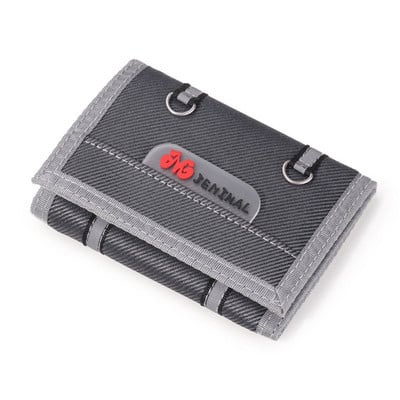 Drobinė vyriška piniginė su lipduku