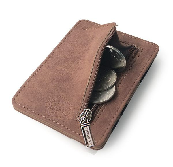 Naujo modelio odinė piniginė su skyriumi monetoms