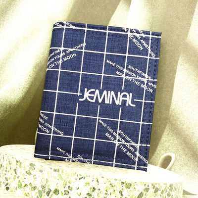 Négyzet alakú férfi textil pénztárca