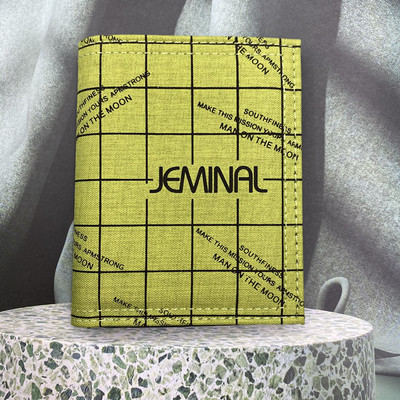 Négyzet alakú férfi textil pénztárca