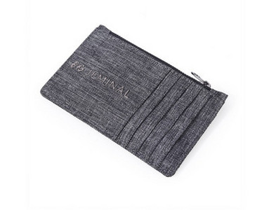 Férfi textil hitelkártya pénztárca