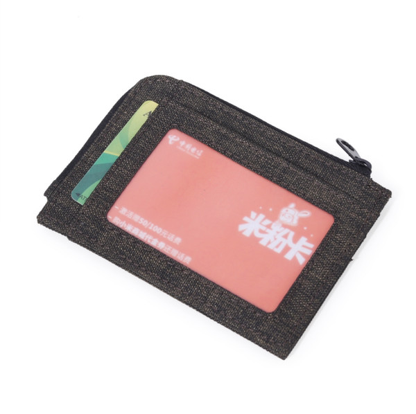 Férfi textil hitelkártya pénztárca