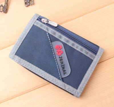 Vászon férfi pénztárca érme zsebbel