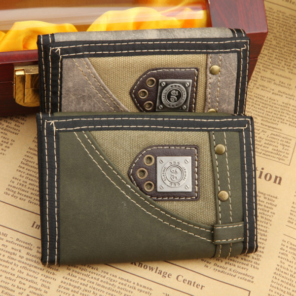 Vyriška laisvalaikio piniginė su velcro užsegimu