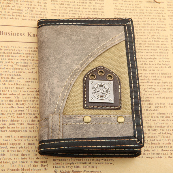 Vyriška laisvalaikio piniginė su velcro užsegimu