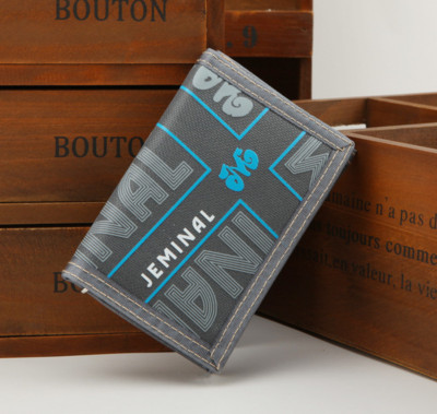 Férfi textil pénztárca cipzárral