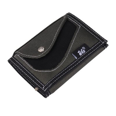 Meeste rahakott kirja ja takjakinnitusega