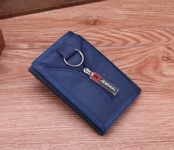 Kelių spalvų vyriška drobinė piniginė