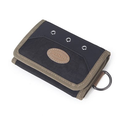 Kelių spalvų vyriška drobinė piniginė