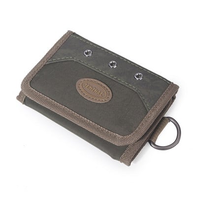 Kelių spalvų vyriška drobinė piniginė