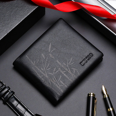 Odinė vyriška piniginė su skyriumi banknotams ir kortelėms