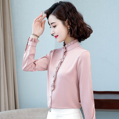 Įvairių spalvų elegantiški moteriški marškiniai