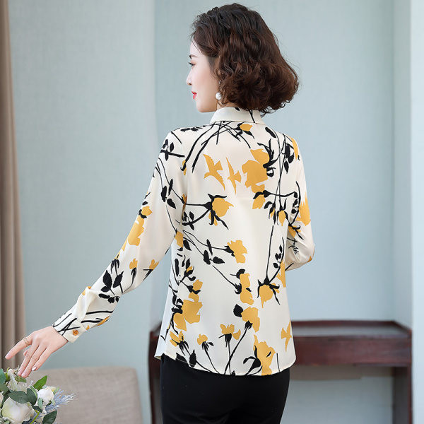 Női mintás sifon szabású ing