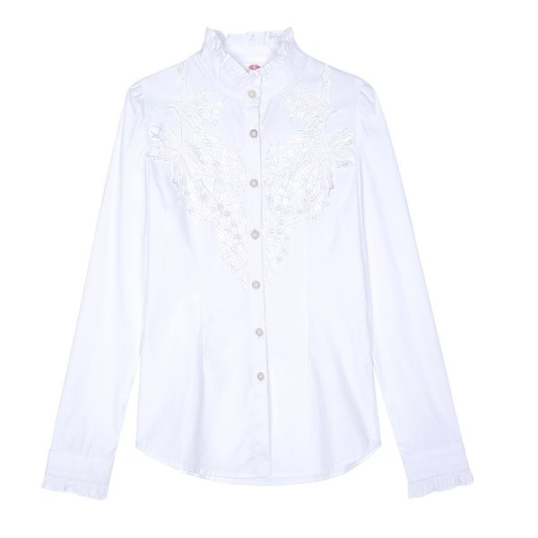 Elegantne tikandi ja nööpidega särk