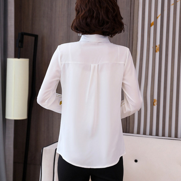 Új modell női ing klasszikus gallérral és ujjhímzéssel