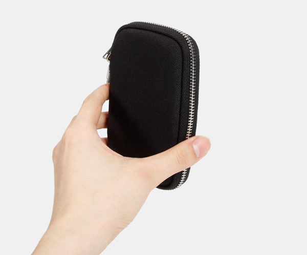 Tekstilinė mini piniginė skirta dokumentams ir raktams laikyti vyrams