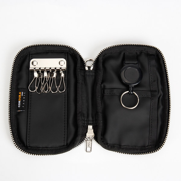 Tekstilinė mini piniginė skirta dokumentams ir raktams laikyti vyrams