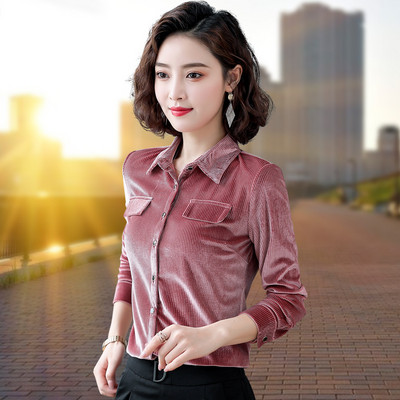 Dviejų spalvų moteriški dryžuoti marškiniai