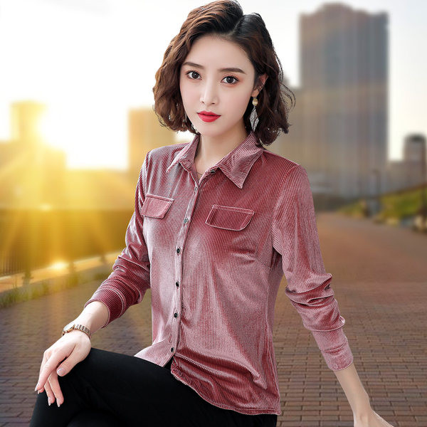 Dviejų spalvų moteriški dryžuoti marškiniai