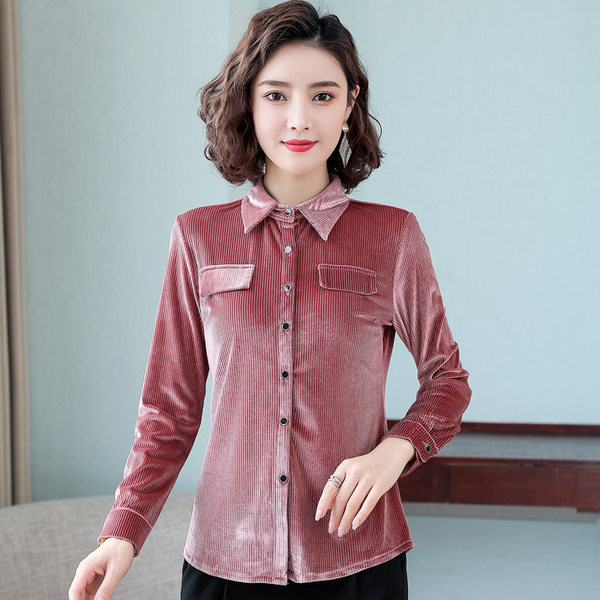 Dviejų spalvų moteriški dryžuoti marškiniai