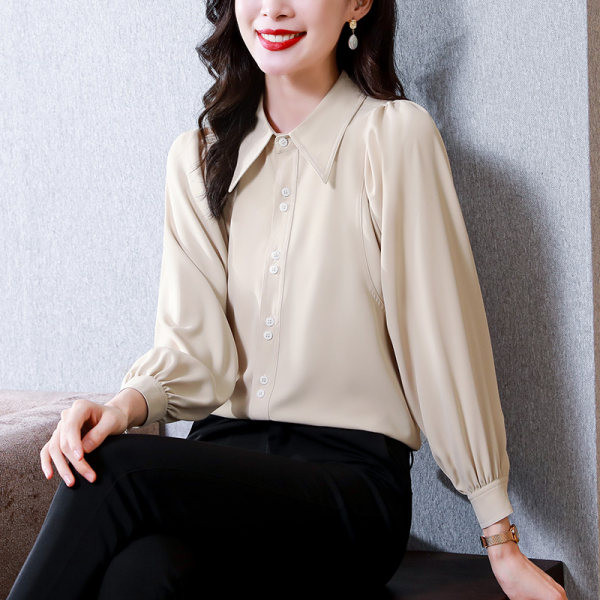 Ženska ležerna košulja dugih rukava na kopčanje