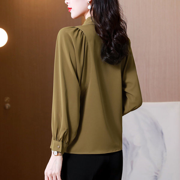 Ženska ležerna košulja dugih rukava na kopčanje