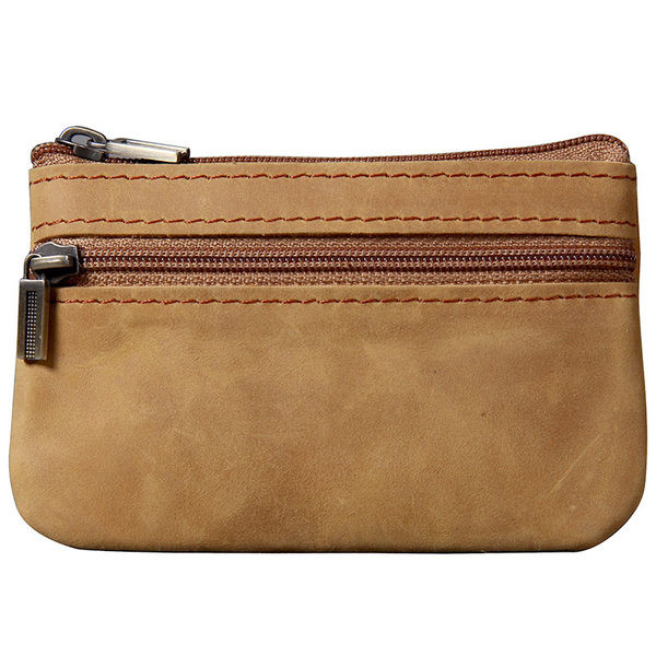 Vyriška vintažinė piniginė su užtrauktuku