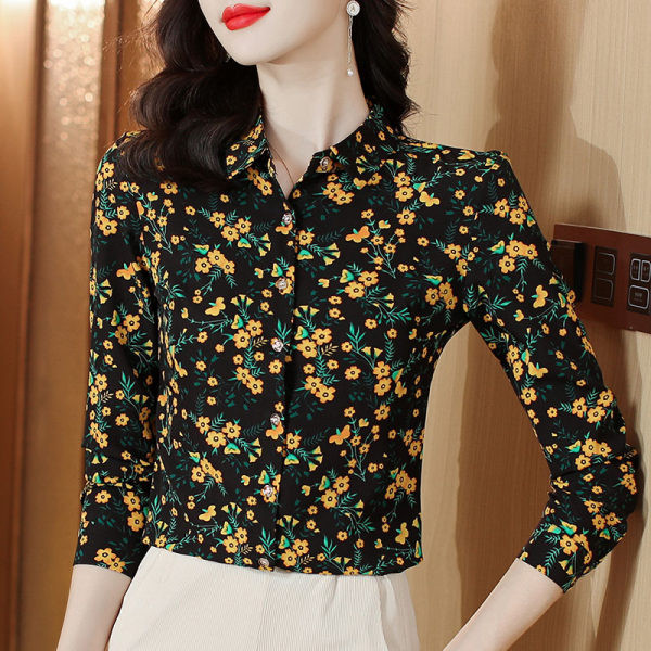 Új modell női ing virágmintával