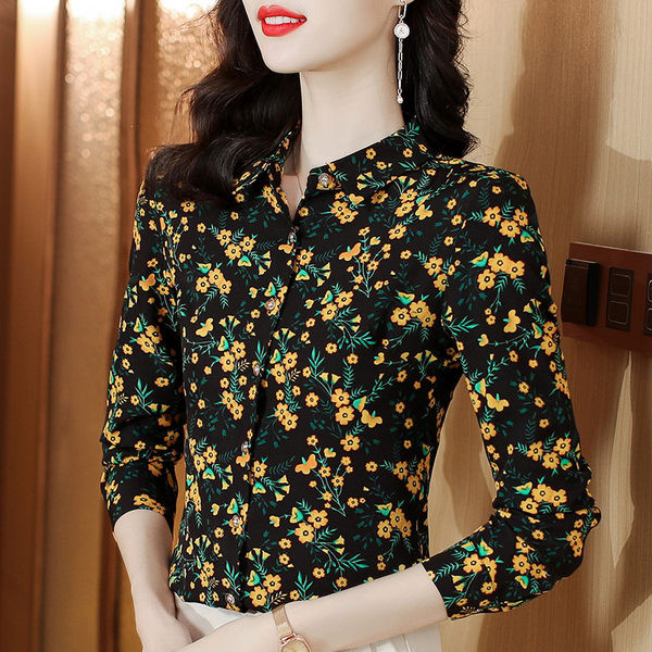 Új modell női ing virágmintával