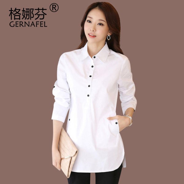 Naiste vabaaja särk – klassikalise kraega