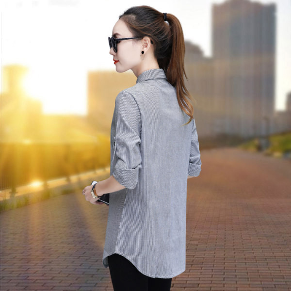 Cămașă de damă cu guler clasic în diferite culori