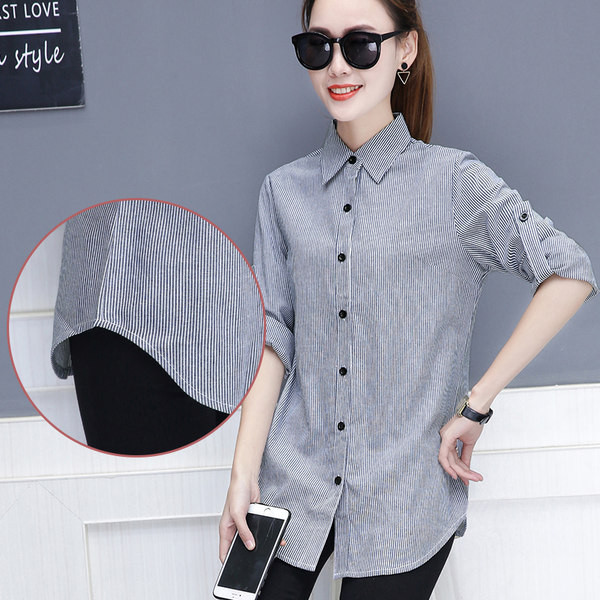 Cămașă de damă cu guler clasic în diferite culori